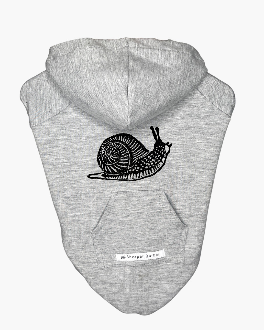 Sweat à capuche en bambou pour chien - Gris chiné clair