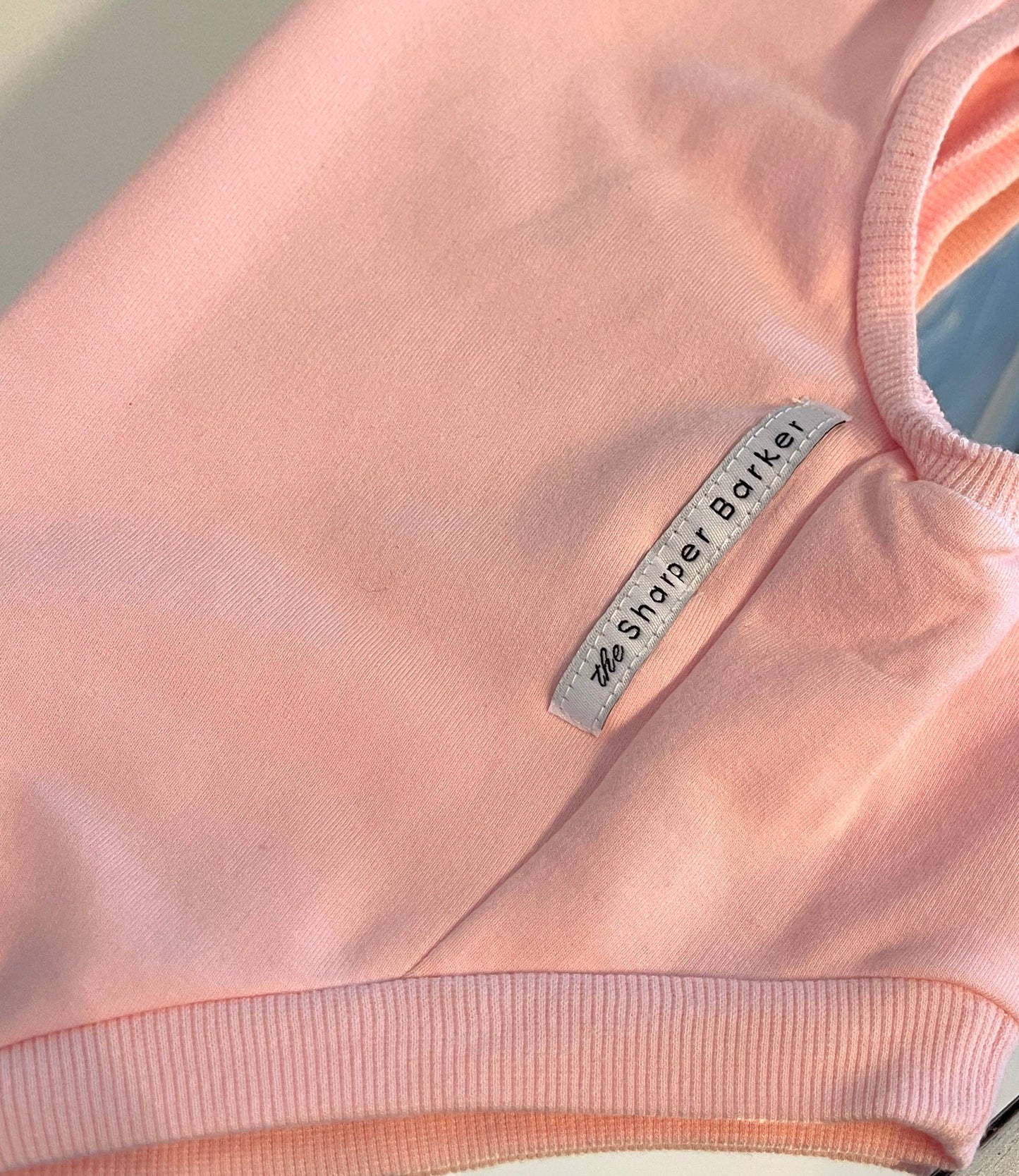 Sweat à capuche en bambou pour chien - Rose
