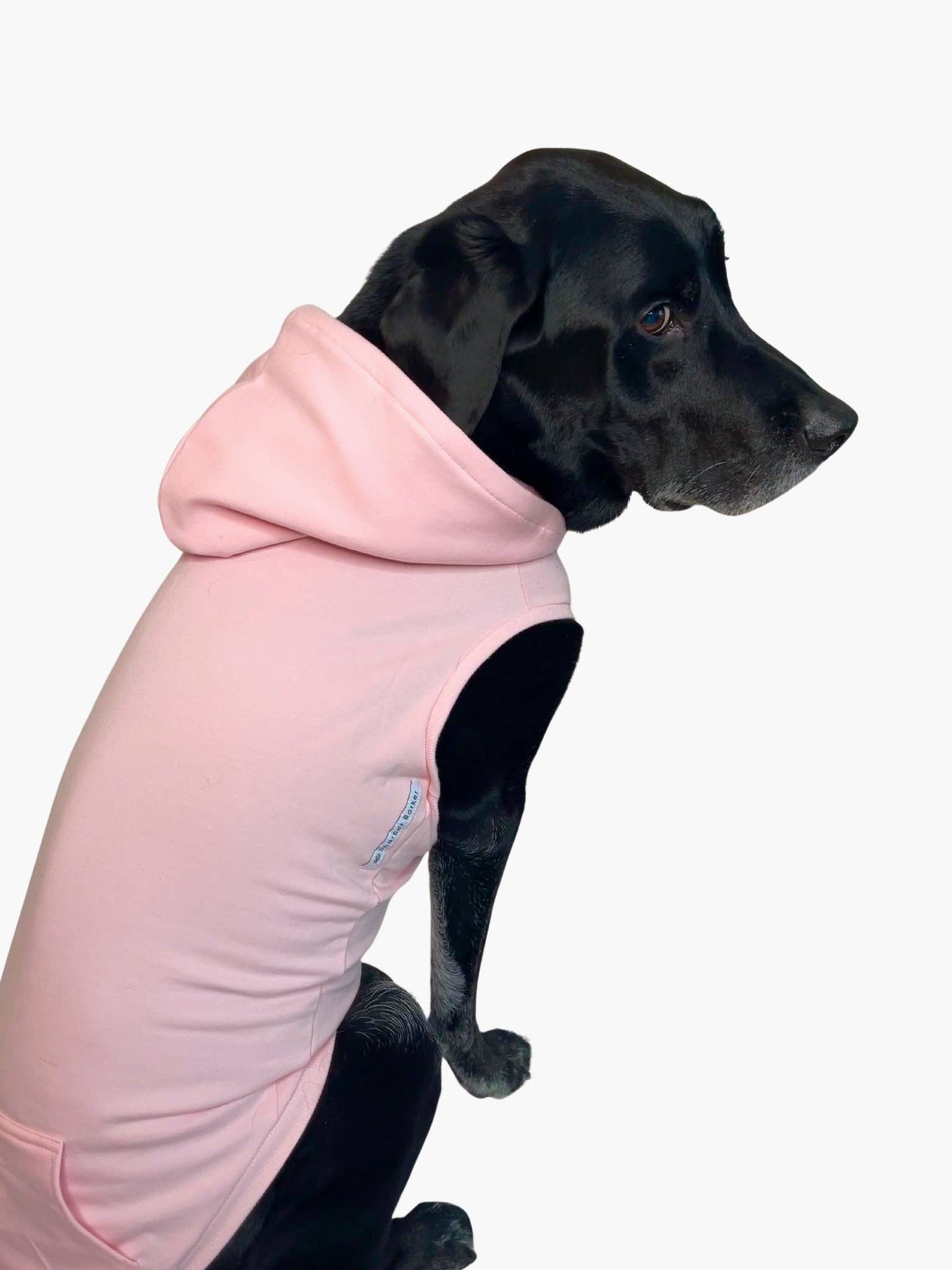 Sweat à capuche en bambou pour chien - Rose