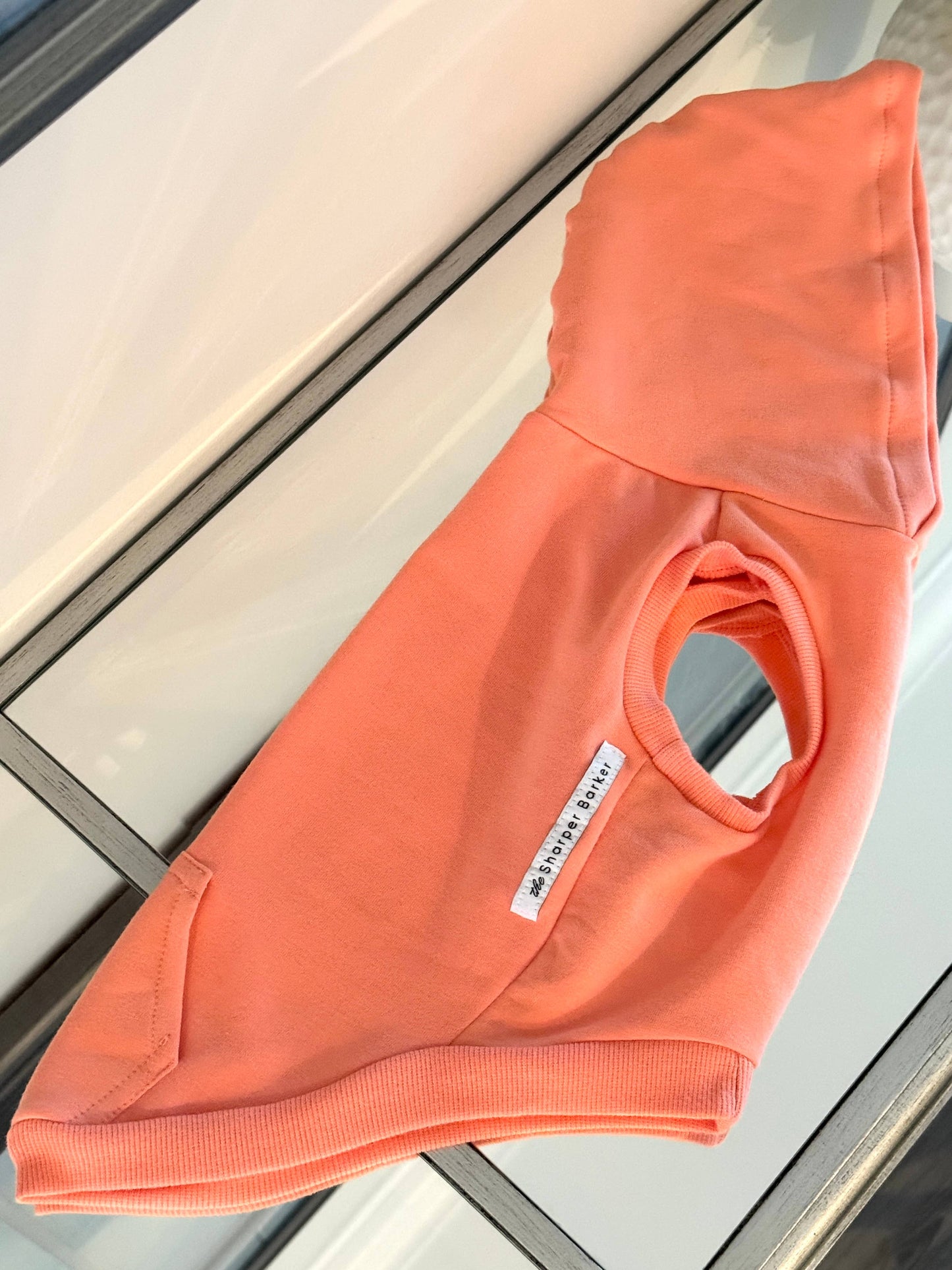 Sweat à capuche en bambou pour chien - Pêche