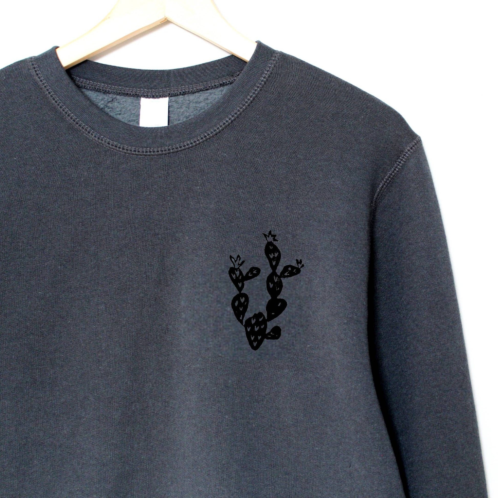 succulent sweatshirt Cactus sweatshirt, bamboo unisex crewneck, succulent block print desig – M.E. Image