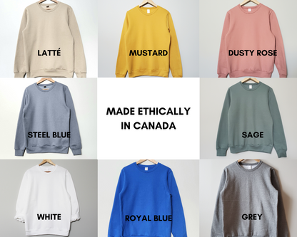 Cat print sweatshirt, hand printed unisex crewneck, all over cat print design, cat lover gift, block print soft cute jumper, ethical fashion